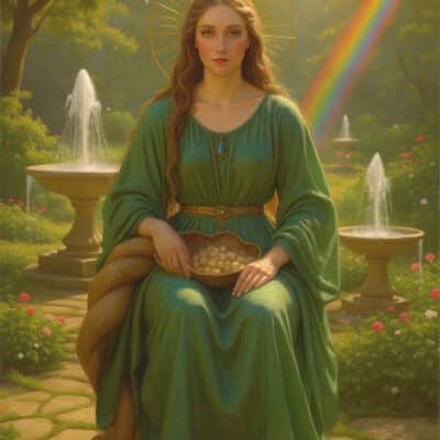 la diosa fortuna, buena fortuna, tiene la fuerza sobre los acontecimientos