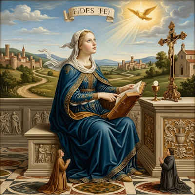 virtud de fe. La fe es capaz de modelar al mundo.