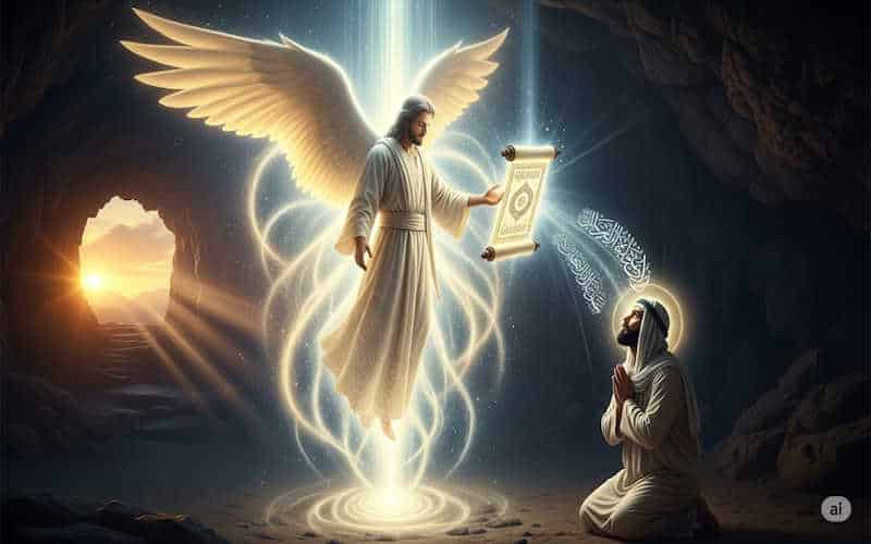 Gabriel el Ángel del Señor, Nuzul al Quran