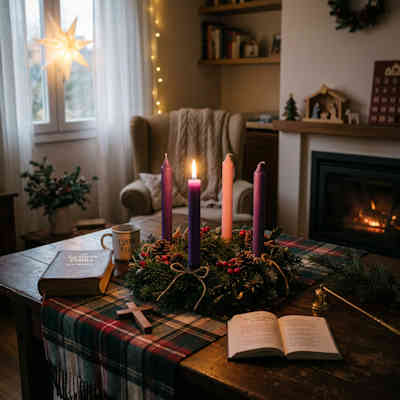 Enciende las luces de Adviento!