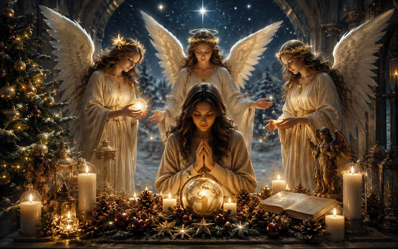 Ritual de Navidad con ángeles para iluminar tu vida, tu mundo