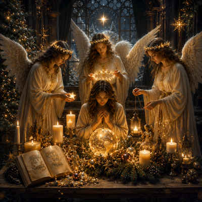 Ritual de Navidad con ángeles para iluminar tu vida, tu mundo