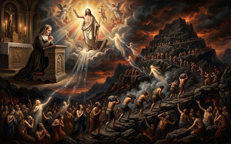 Libera a un alma que sufre en el purgatorio