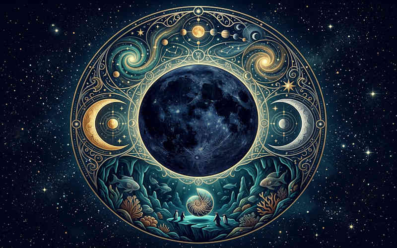 Luna nueva, novilunio o luna negra Luna nueva, novilunio o luna negra