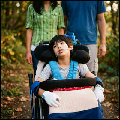 Hijos con parálisis cerebral